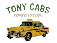Tony Cabs Logo Yellow Taxi
